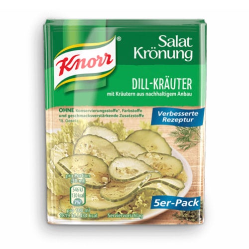 Knorr Salad Dressing Dill Herbs / Dill Kraeuter | German Gift House