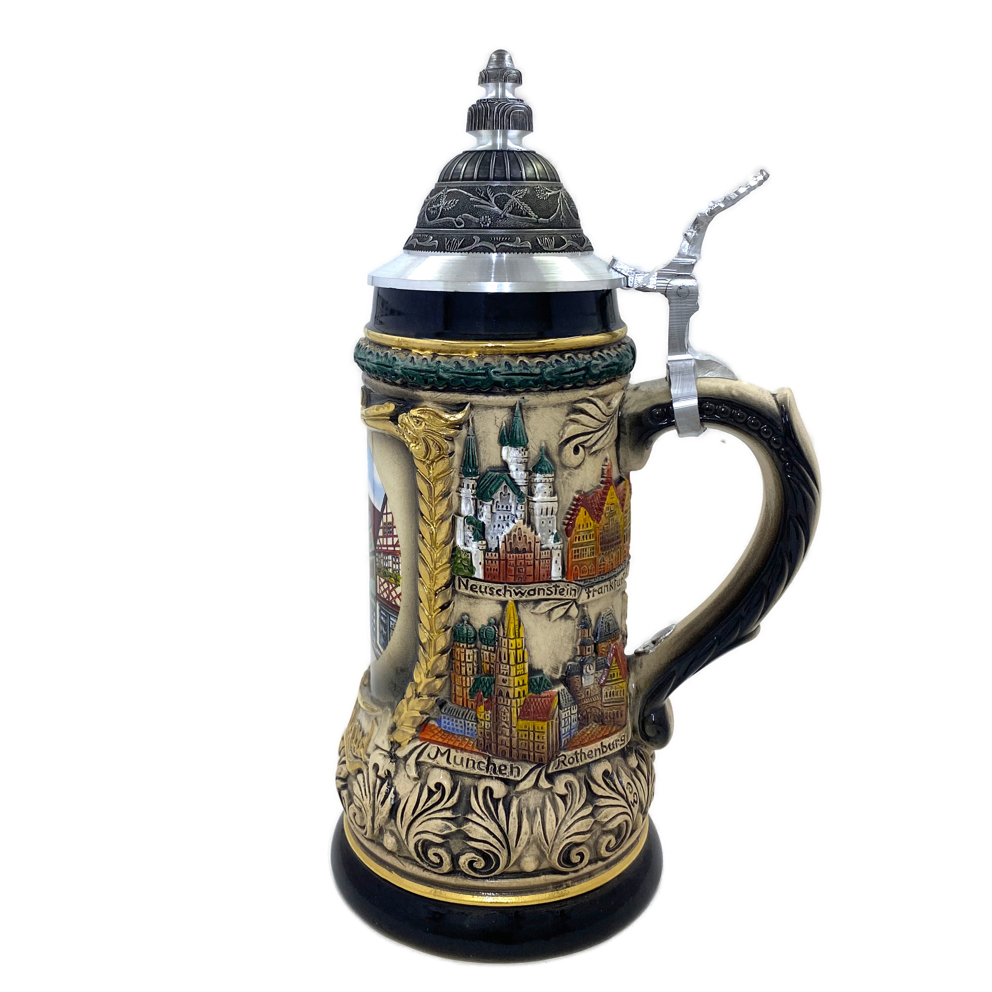 Zoeller & Born German Landmarks Rothenburg Beer Stein - Thumbnail 3